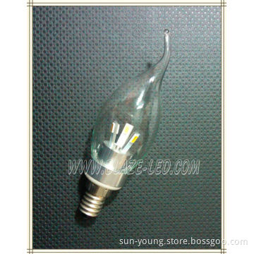 Dimmable 3W E14 Led Candle Bulbs 360 Degree